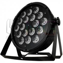 SLIN PAR  18 LEDS RGBW QUADRILED