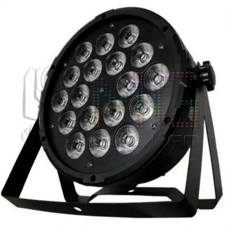 SLIN PAR  18 LEDS RGBW QUADRILED